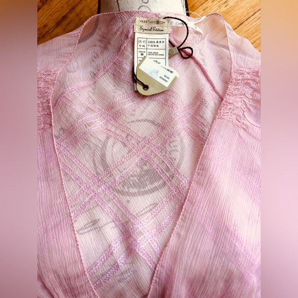Max Studio Elegant Sheer Silk Tunic Blouse
(M) Pink
New with Tag / Never Worn - Picture 6 of 7
